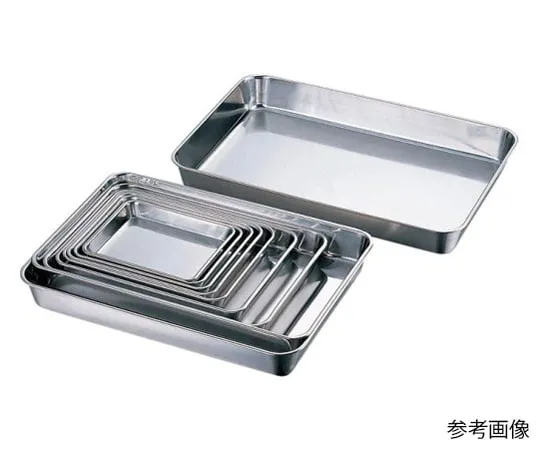 62-8174-07　AG 18-8 Shallow Square Tray (1 Sheet)　021253