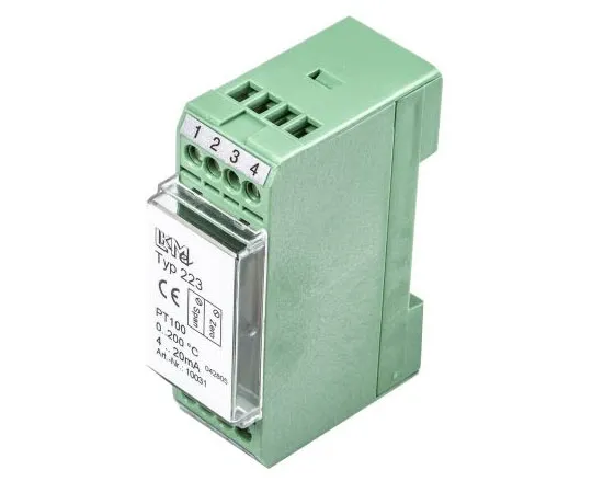 63-7551-13　PT100温度变送器，24 V -25→+85°C　LKM 223/2