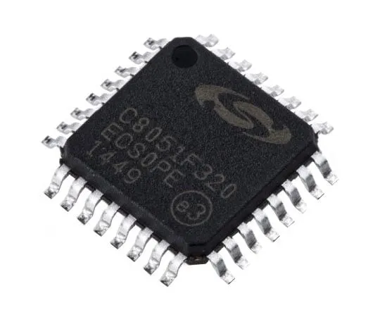 63-7611-96　Silicon LabsC8051F320-GQ,8位8051微控制器，25MHz, 16 kB闪存，32针LQFP　C8051F320-GQ