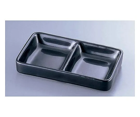 62-6843-56　Black Glaze Flavored Dish　M12-2
