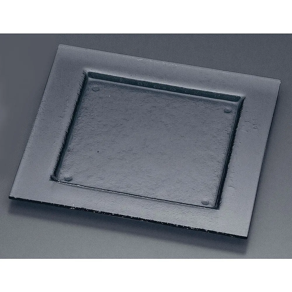 62-6835-56　Tiger Glass Square Plate 320 161-192 01 Gray