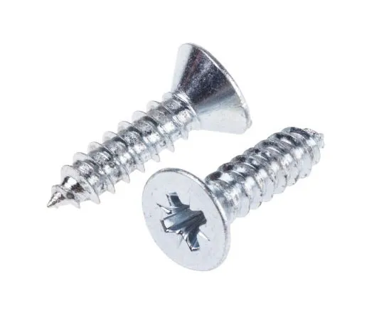 63-7627-50　RS Pro Bright Zinc Plated Steel Self Taping Screw N°10 x 3/4in Long 19mm　546-5575