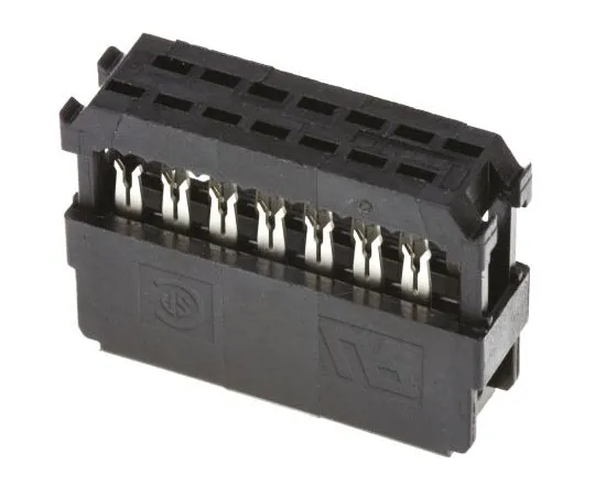 63-7553-76　TE Connectivity 14 Way用于电缆安装的IDC连接器插座，2行　1658621-2