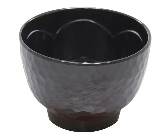 63-7201-26　Melamine Turtle Shell Soup Bowl Inner Black GW-363TM-B　0462070