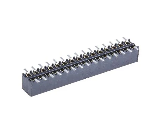 63-7573-29　Samtec MMS系列2毫米间距30道2线直PCB插座，表面贴装，焊点终止　MMS-115-02-L-DV