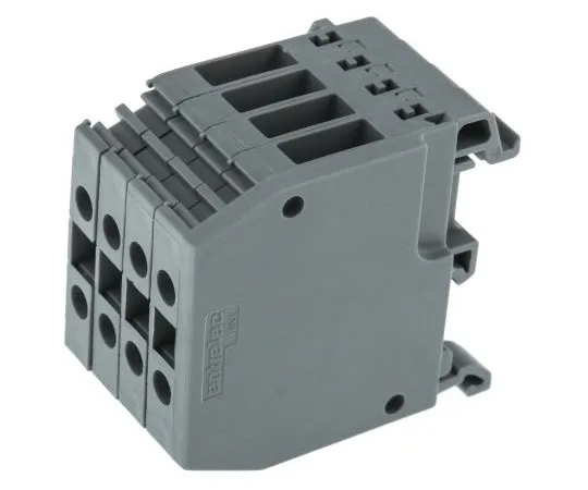 63-7517-98　EntreleDistribution 铝块，4mm2,4 Way,32A, 800 V, Grey　1SNA115408R2500