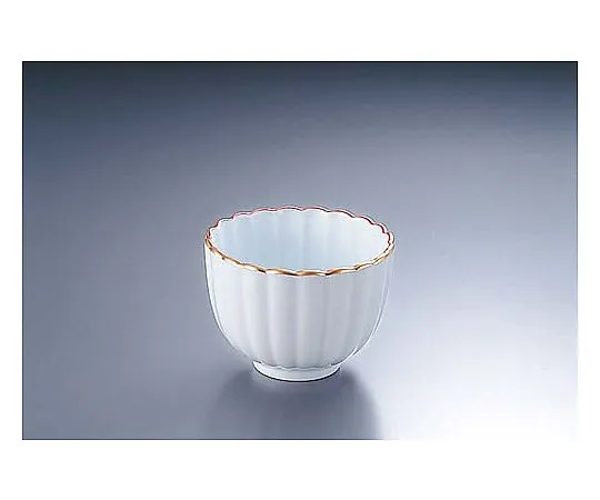 62-6841-98　AZ4-109 Red Gold Chrysanthemum Small Bowl