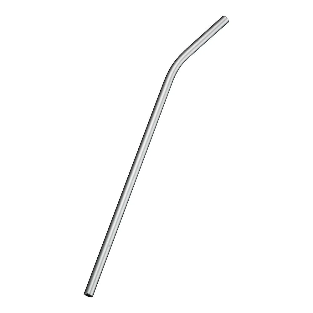 63-5698-54　Colored Aluminum Straw (Bend) Silver　EST5701