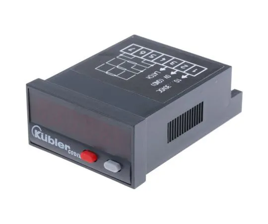 63-7545-14　Kubler CODIX 531温度指示器，48 x 24 (1/32 DIN) mm,Ni100,PT100输入，10→30 V直流电源　6.531.012.300