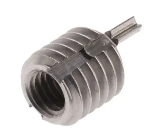 63-7665-24　铝线修补嵌螺母，M5 x 0.8,钻孔尺寸5.5mm　KNM5X0.8