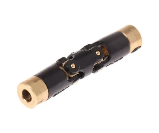 63-7600-83　Huco Universal Joint111.06.1414,Double, Plain, Bore 3 x 3mm Length 35.3mm　111.06.1414