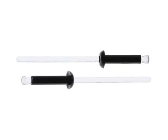 63-7515-26　12.7mm黑色平纹尼龙铆钉，直径3.2mm,7→10 mm厚度　CR 32-3-1