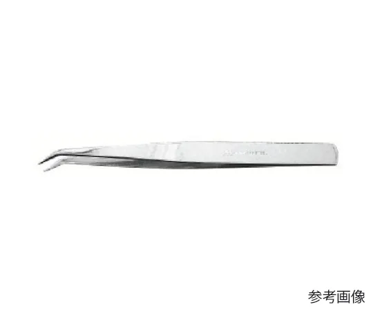 67-7214-59　Stainless Steel Tweezers AA150mm Bent Tip　128