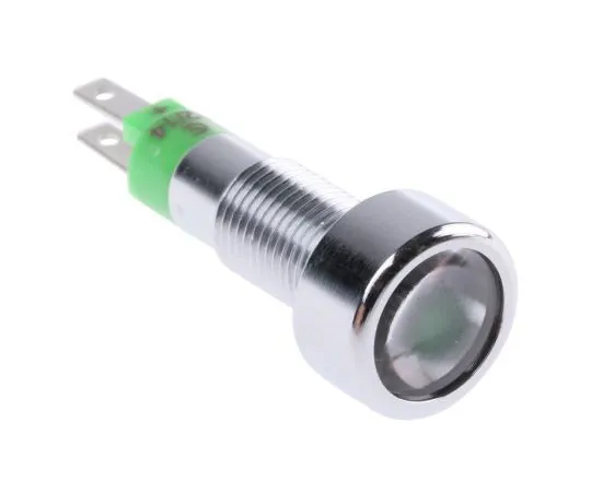 63-7511-36　信号构造绿色指示器，标签终止，12→14 V,安装孔尺寸8mm　SMLD08212
