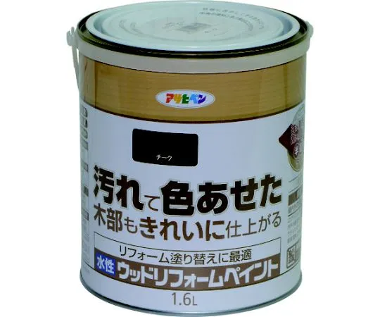67-6832-74　Water-Based Wood Reform Paint 1.6 L Teak　462725