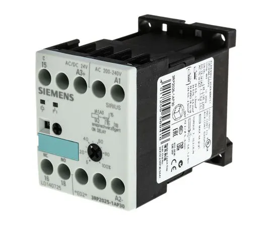 63-7566-38　西门子ON Delivery Single Timer Relay, Screw, 0.05→100 h, 0.05→100 min, 0.05→100 s, SPDT,1　3RP2025-1AP30