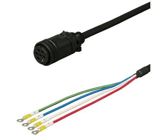 69-5262-27　Mitsubishi Electric Power Cable 4 m Fixed Straight Plug DSVPWS2-55M-004　DSVPWS2-55M-004