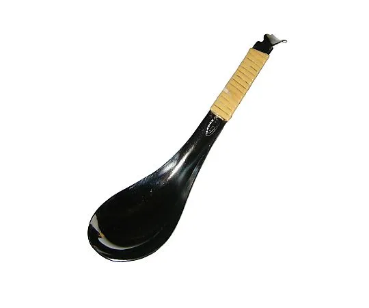 69-5209-47　18-8 Rattan Wrapped, Spinach, Spoon Without Hole　1680200