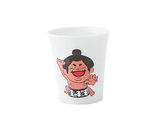 69-5205-19　Warm White Cup Sumo wrestler Medium B52-02　1132310