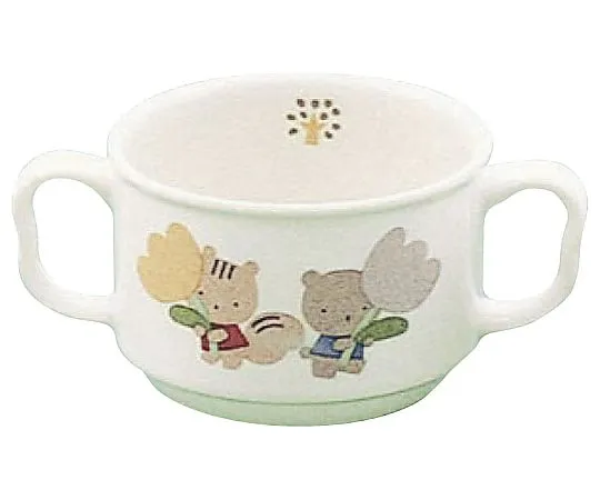 69-5206-21　Two-handed mug Morino Nakayoshi YC-10MOR　2122190