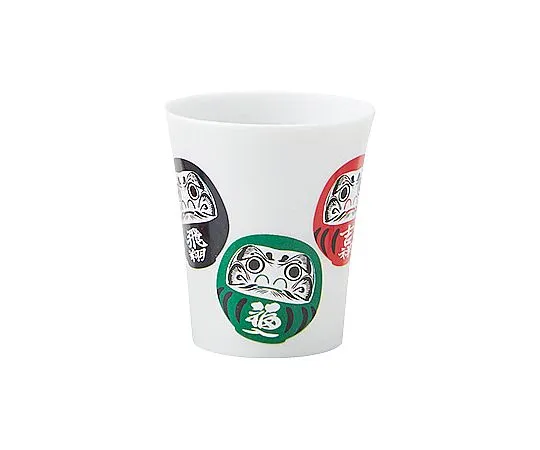 69-5205-21　Warm White Cup Daruma Medium B52-06　1132350