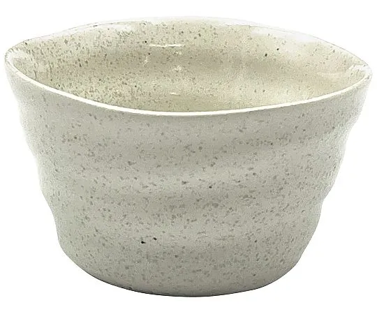 69-5207-24　Japanese tableware collection white glaze rokubei small bowl 3 cm glossy　8181141