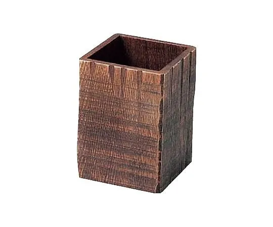69-5210-91　Wood 8 cm Rough Square Chopsticks 6-1420-11　7586110